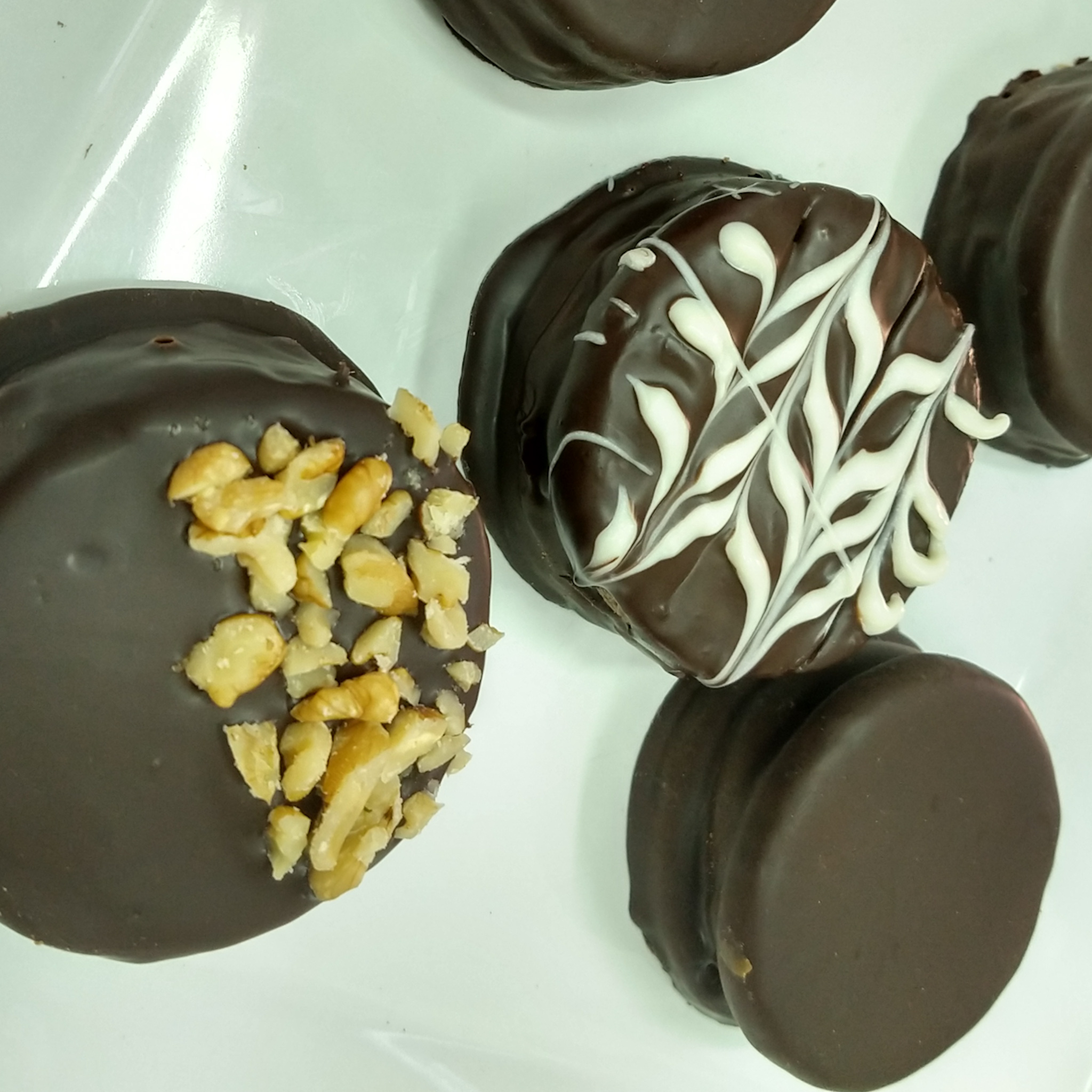 alfajores de chocolate
