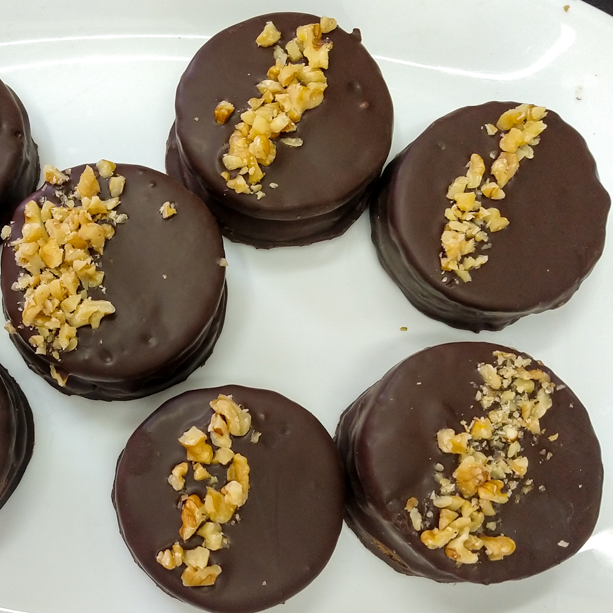 alfajores de chocolate